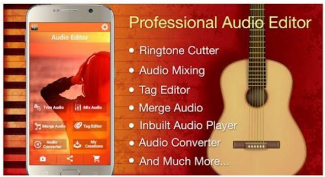 Aplikasi Edit Lagu Android Audio MP3 Cutter Mix Converter