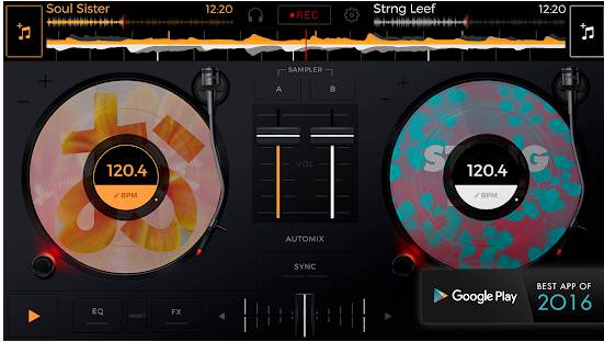 Aplikasi Edit Lagu Android edjing Mix: DJ music mixer