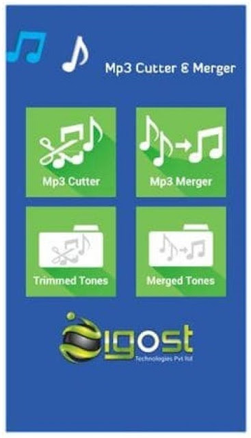 Aplikasi Edit Lagu Android MP3 Cutter & Merger