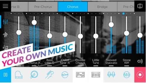 Aplikasi Edit Lagu Android Music Maker JAM