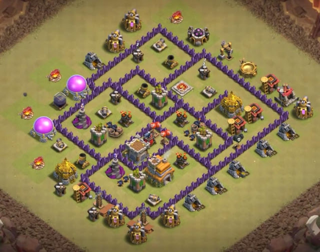 base coc th 7 anti 3 bintang