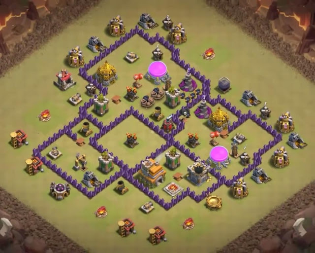 base war coc th7 terbaik