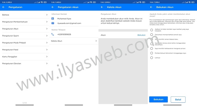 cara agar tidak bisa dicari di getcontact