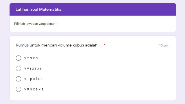 cara mengetahui jawaban google form