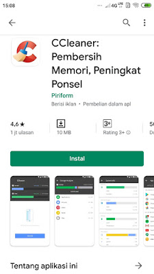 Cara Menghapus Aplikasi Bawaan Android dengan CCleaner