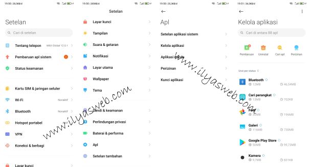 cara menampilkan aplikasi tersembunyi di android