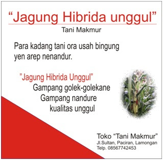 contoh iklan menggunakan bahasa jawa