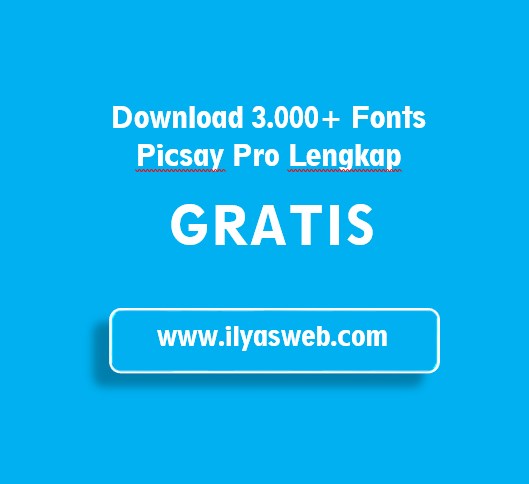 Font Picsay Pro Lengkap