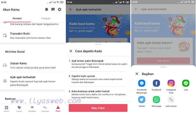 kode referral bukalapak