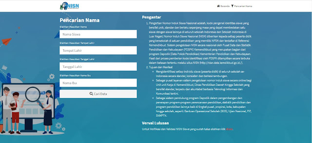 nomor induk siswa nasional