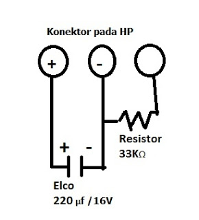 Skema Cara Menghidupkan HP Hanya Dengan Charger Tanpa Baterai