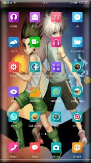 Tema ColorOS Anime Hunter X Hunter Android