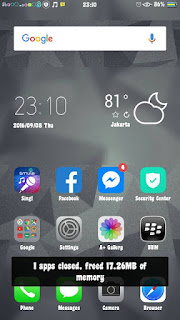 Tema iOS 8 untuk Oppo A37