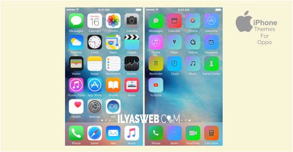 tema iphone untuk oppo