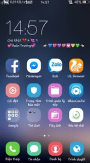 Tema iPhone Android Oppo untuk Cewek