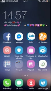 Tema iPhone untuk Oppo