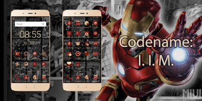 Tema Xiaomi Invisible Iron Man