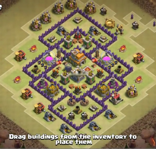 town hall 7 anti dragon